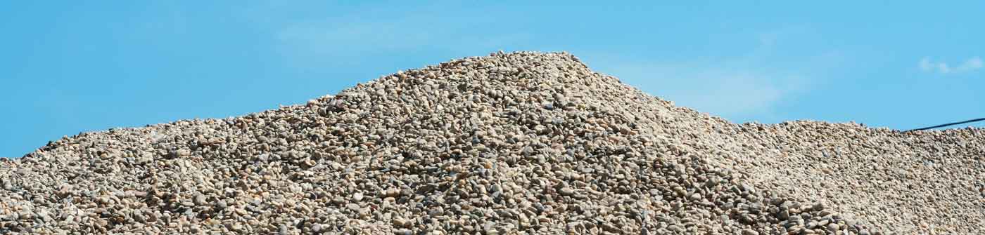 Ernest Martine Incorporated pile of gravel stone